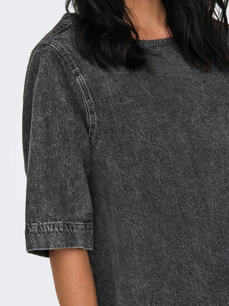 Sale ONLGIGI Kort kjole Dame Kjoler|Double Denim