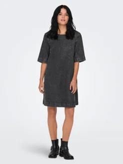 Sale ONLGIGI Kort kjole Dame Kjoler|Double Denim