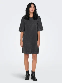 Sale ONLGIGI Kort kjole Dame Kjoler|Double Denim