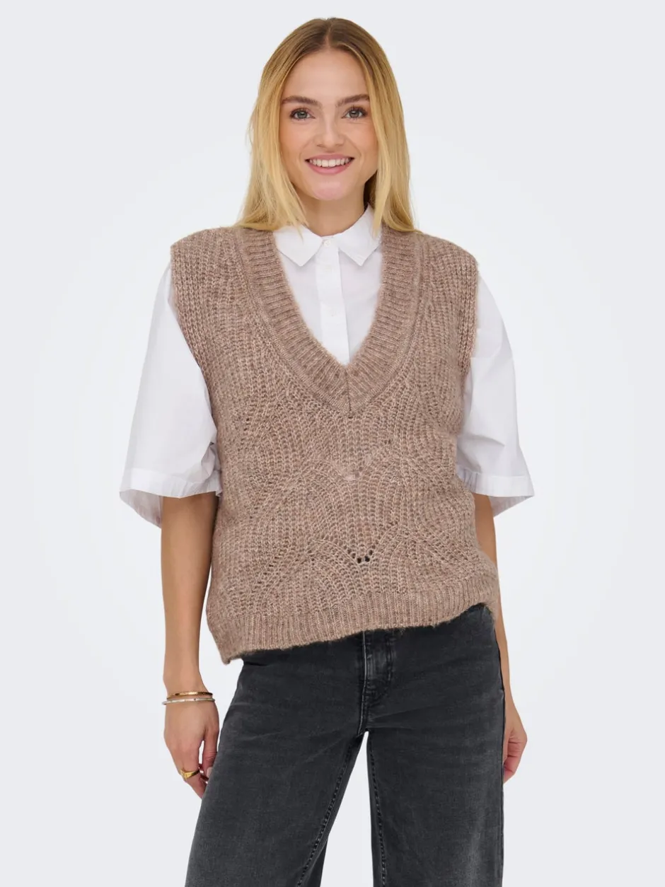 Sale ONLGILA Vest Dame Strik & Cardigans