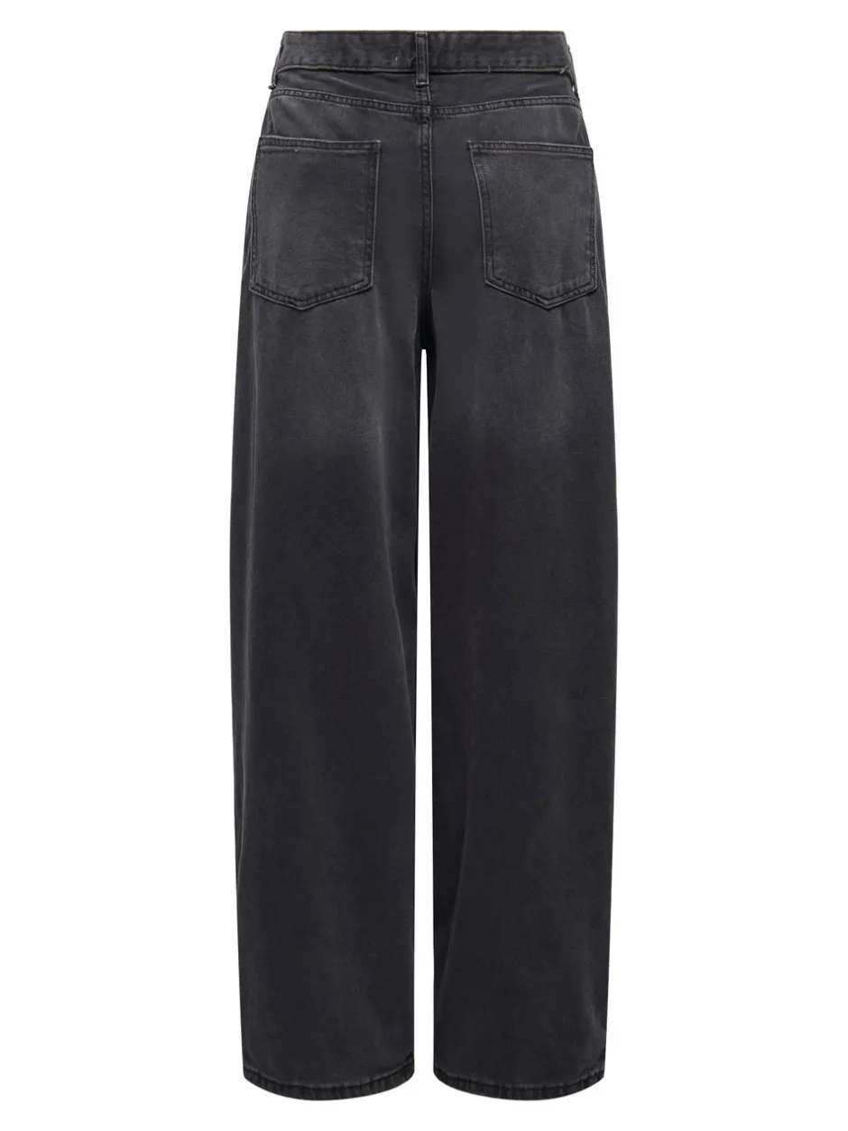 Outlet ONLGIORGIA Mellemhøj talje Baggy fit Jeans Dame Jeans|Jeans