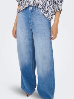 Best ONLGIULIA Høj talje Wide leg fit Jeans Dame Jeans|Jeans