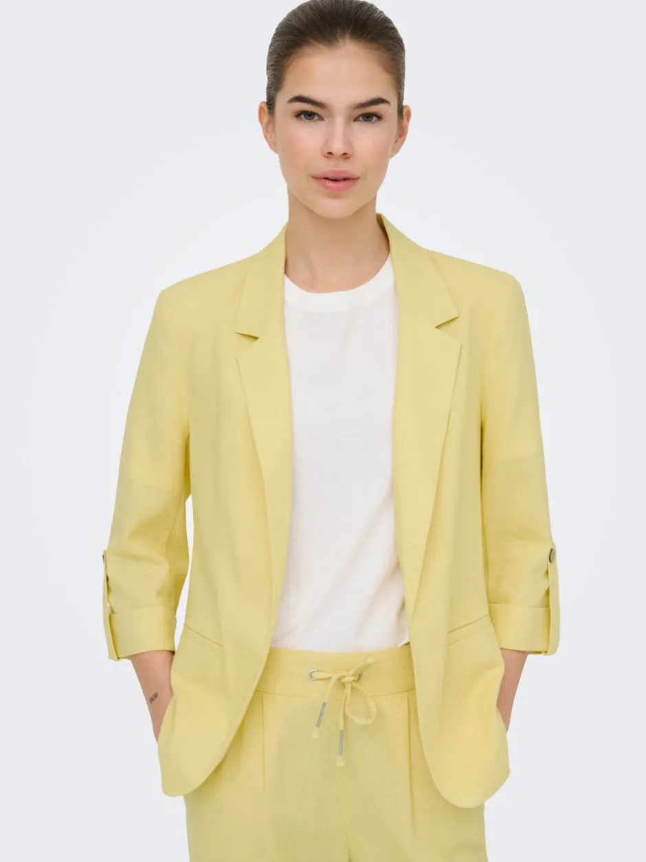 Sale ONLGOA Hør Blazer Dame Blazere & Veste