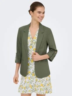 Clearance ONLGOA Hør Blazer Dame Blazere & Veste
