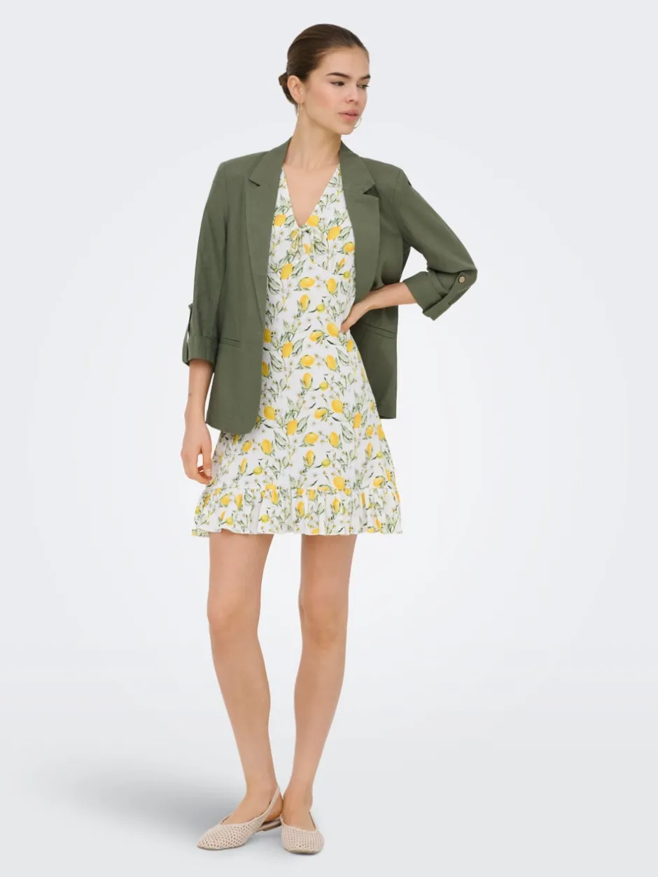 Clearance ONLGOA Hør Blazer Dame Blazere & Veste