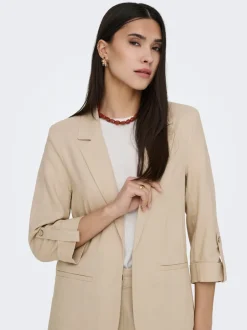 Outlet ONLGOA Hør Blazer Dame Blazere & Veste