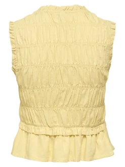 Clearance ONLGOA Hør Bluse Dame Toppe