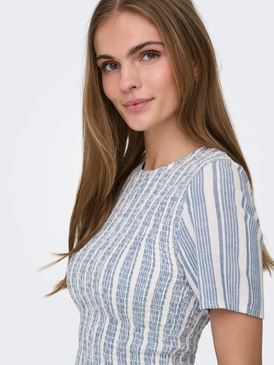 Sale ONLGOA Hør Kort kjole Dame Kjoler