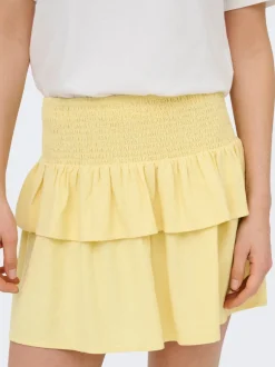 Sale ONLGOA Hør Nederdel Kort nederdel Dame Nederdele