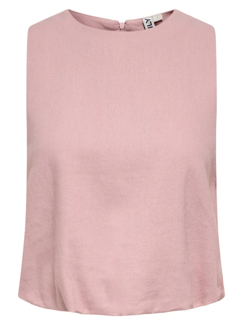 Clearance ONLGOA Hør Top Dame Toppe