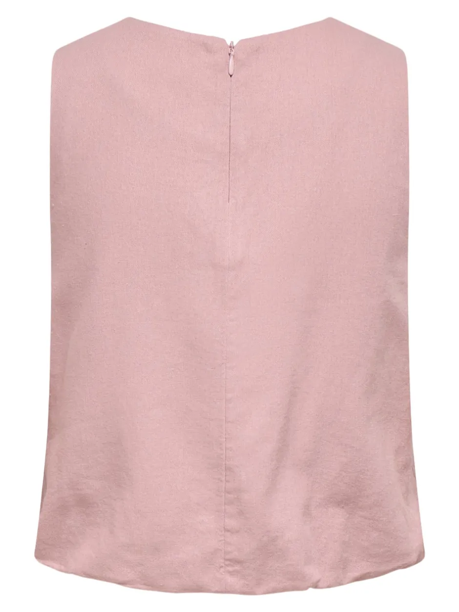 Clearance ONLGOA Hør Top Dame Toppe