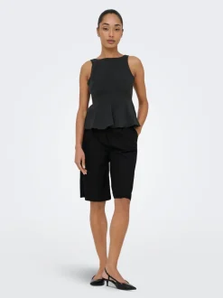 ONLGOA Loose fit Hør Shorts Dame Shorts