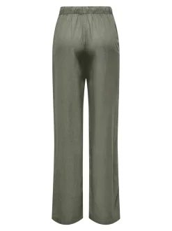 Clearance ONLGOA Straight fit Hør Bukser Dame Bukser