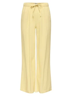 Clearance ONLGOA Straight fit Hør Bukser Dame Bukser