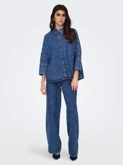 ONLGRACE Denim-skjorte Dame Skjorter