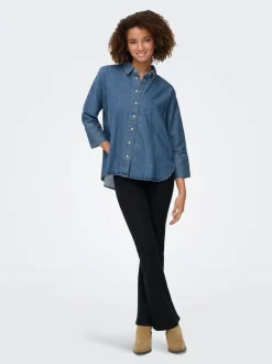 Outlet ONLGRACE-ELLI Denim-skjorte Dame Skjorter