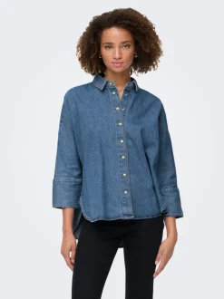 Outlet ONLGRACE-ELLI Denim-skjorte Dame Skjorter