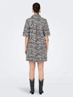 Online ONLGRY Kort kjole Dame Kjoler|Double Denim
