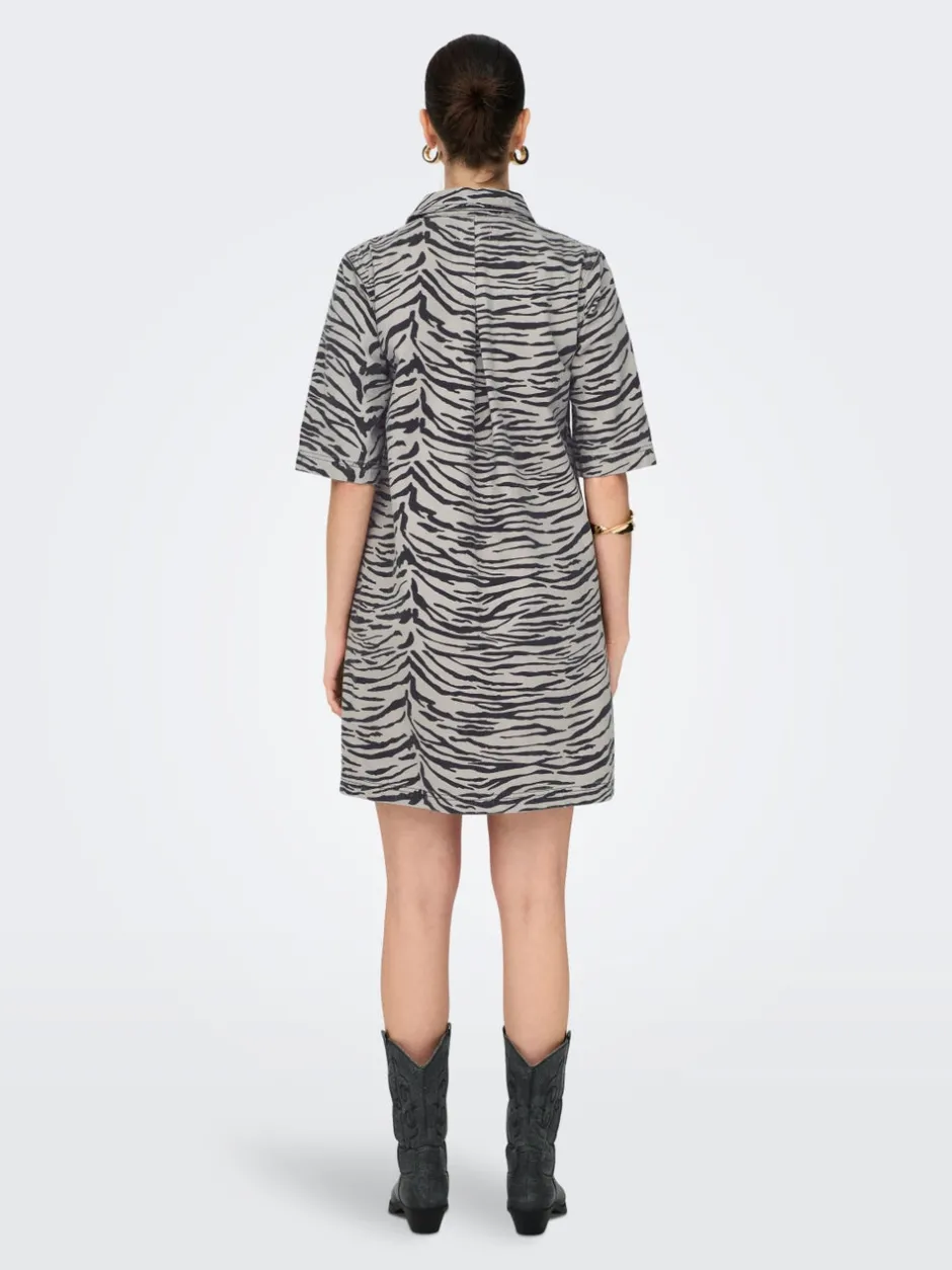 Online ONLGRY Kort kjole Dame Kjoler|Double Denim