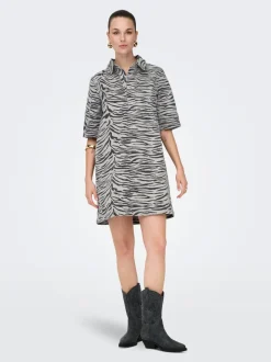 Online ONLGRY Kort kjole Dame Kjoler|Double Denim