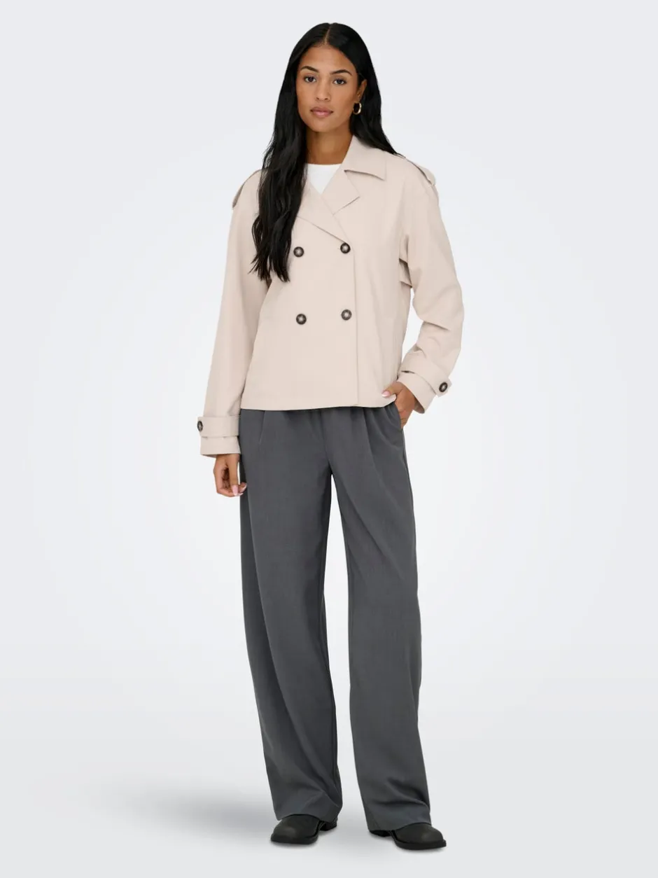 Hot ONLHANNAH Trenchcoat Dame Jakker Og Frakker