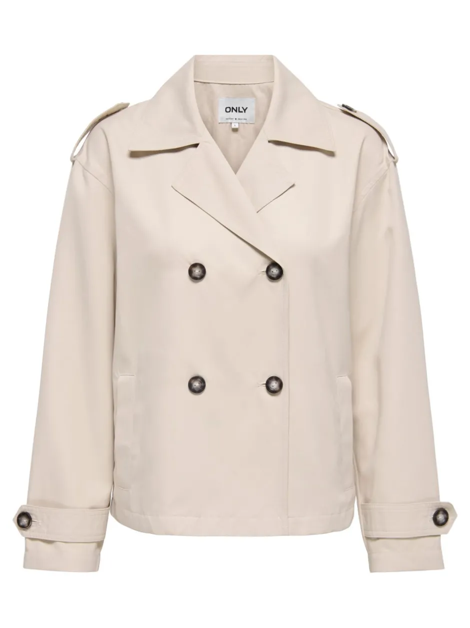 Hot ONLHANNAH Trenchcoat Dame Jakker Og Frakker