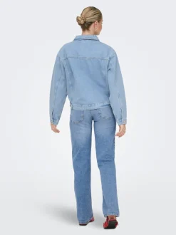 New ONLHARPER Denimjakke Dame Jakker Og Frakker|Double Denim