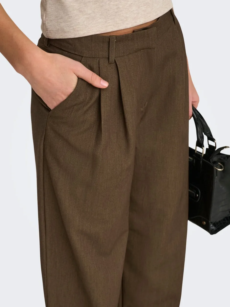 Outlet ONLHATTIE Straight tapered fit Bukser Dame Bukser
