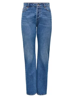 Best ONLHAZEL Høj talje Straight fit Jeans Dame Jeans|Jeans