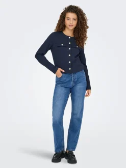 Best ONLHAZEL Høj talje Straight fit Jeans Dame Jeans|Jeans