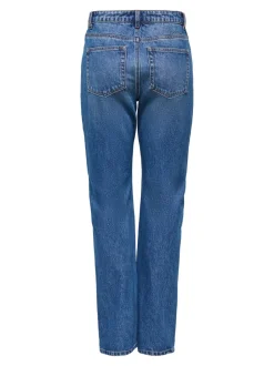 Best ONLHAZEL Høj talje Straight fit Jeans Dame Jeans|Jeans