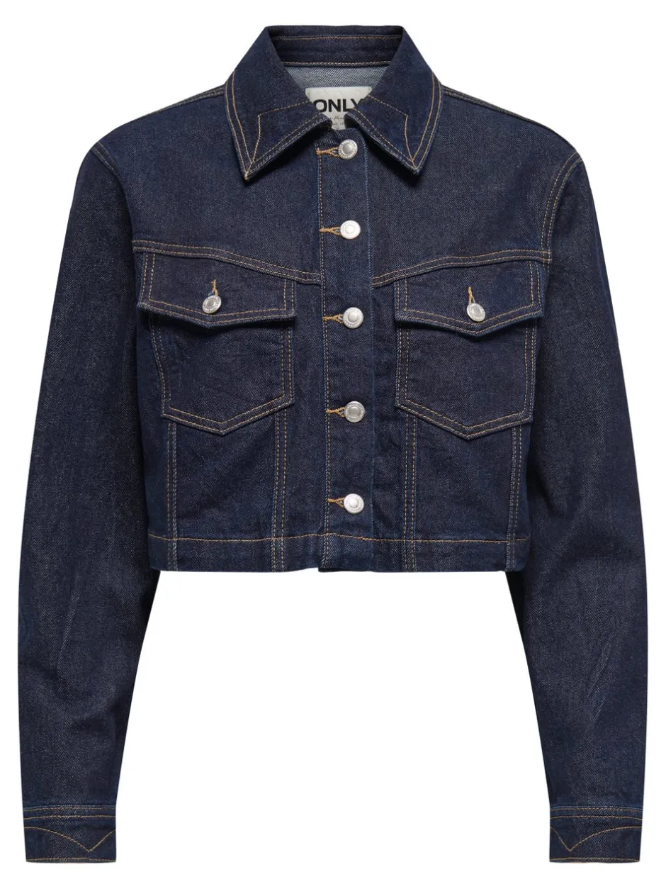 Hot ONLHEATHER Denimjakke Dame Jakker Og Frakker|Double Denim