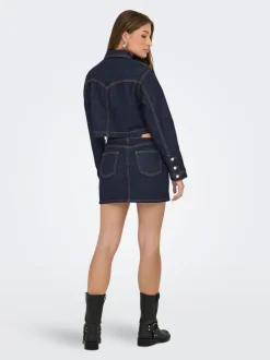 Hot ONLHEATHER Denimjakke Dame Jakker Og Frakker|Double Denim