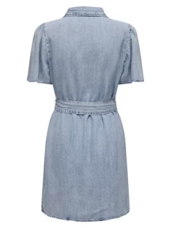 Best ONLHELENA Kort kjole Dame Kjoler|Double Denim
