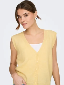 Outlet ONLHELGA Vest Dame Strik & Cardigans