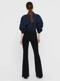 Sale ONLHELLA Høj talje Flared fit Jeans Dame Jeans|Jeans