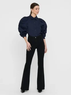 Sale ONLHELLA Høj talje Flared fit Jeans Dame Jeans|Jeans