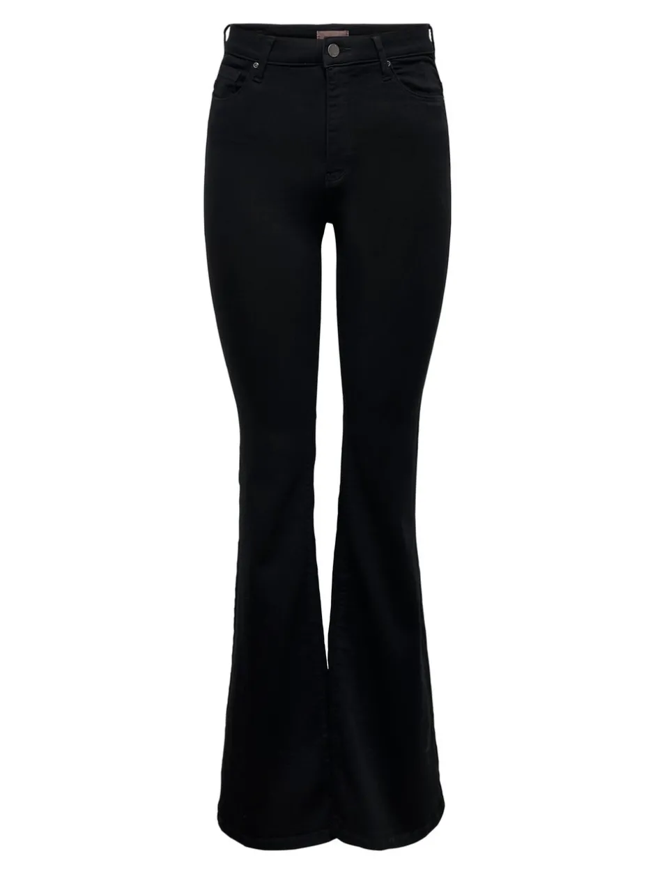 Sale ONLHELLA Høj talje Flared fit Jeans Dame Jeans|Jeans