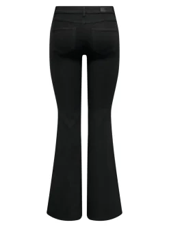 Hot ONLHELLA Lav talje Retro flared fit Jeans Dame Jeans|Jeans