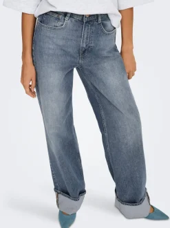 Hot ONLHOPE Høj talje Wide leg fit Jeans Dame Jeans|Jeans