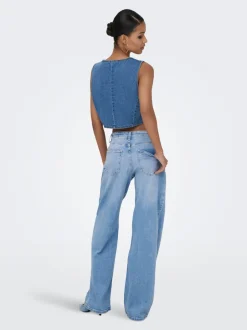 Discount ONLHOPE Høj talje Wide leg fit Jeans Dame Jeans|Jeans