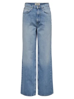 New ONLHOPE Høj talje Wide leg fit Jeans Dame Jeans|Jeans
