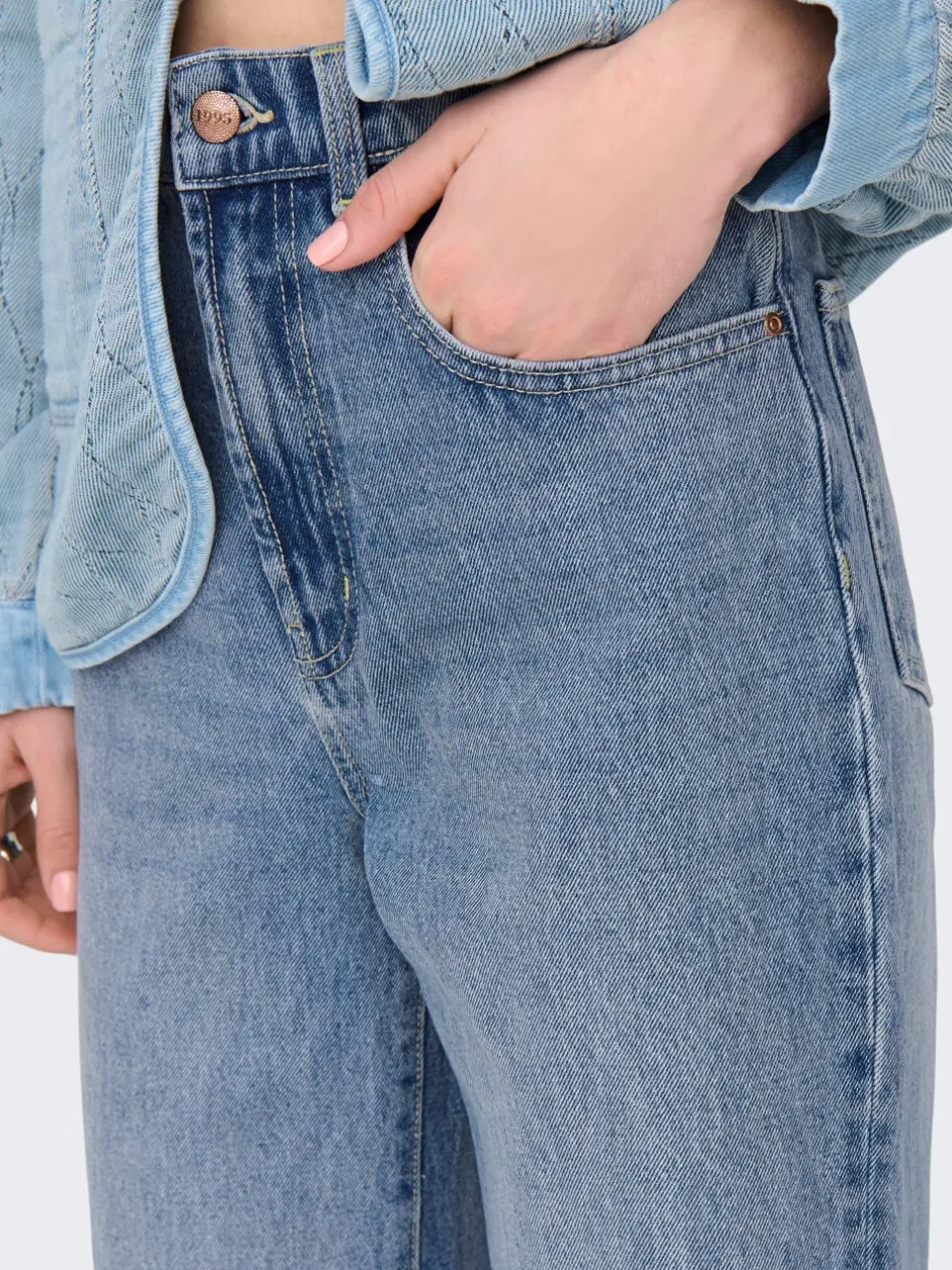 Best ONLHOPE Høj talje Wide leg fit Jeans Dame Jeans|Jeans