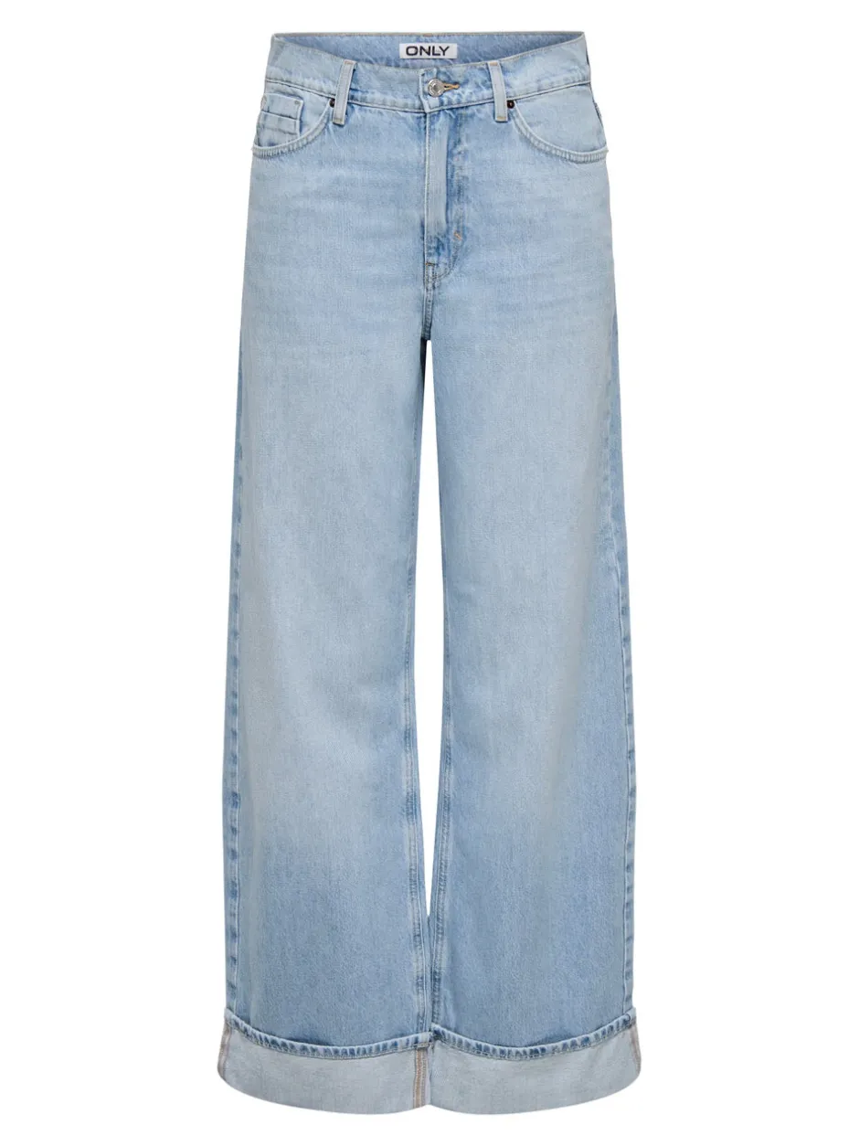New ONLHOPE Høj talje Wide leg fit Jeans Dame Jeans|Jeans