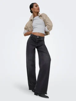 Clearance ONLHOPE Høj talje Wide leg fit Jeans Dame Jeans|Jeans