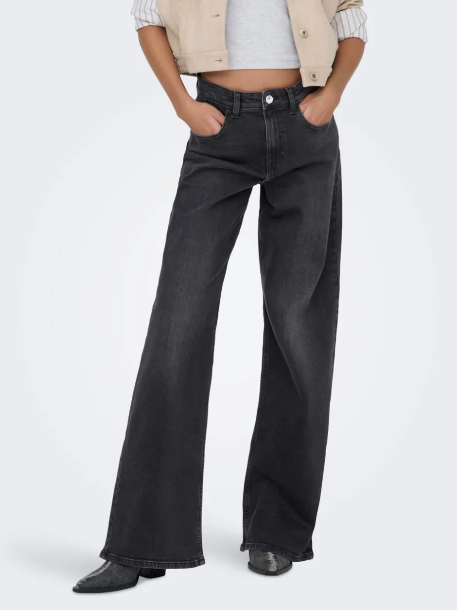 Clearance ONLHOPE Høj talje Wide leg fit Jeans Dame Jeans|Jeans