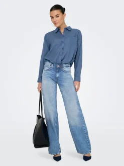 ONLHOPE Lav talje Wide leg fit Jeans Dame Jeans|Jeans