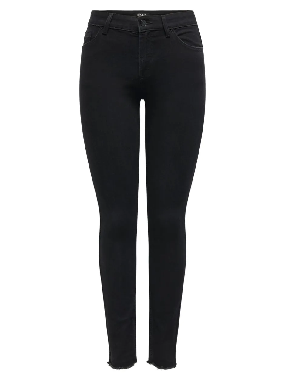 New ONLHUSH Mellemhøj talje Skinny fit Ankellængde Jeans Dame Jeans|Jeans