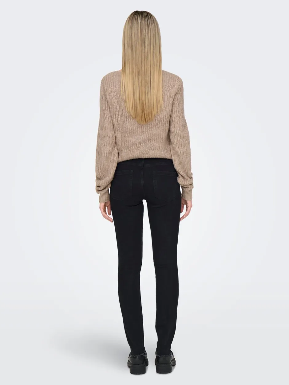 New ONLHUSH Mellemhøj talje Skinny fit Ankellængde Jeans Dame Jeans|Jeans