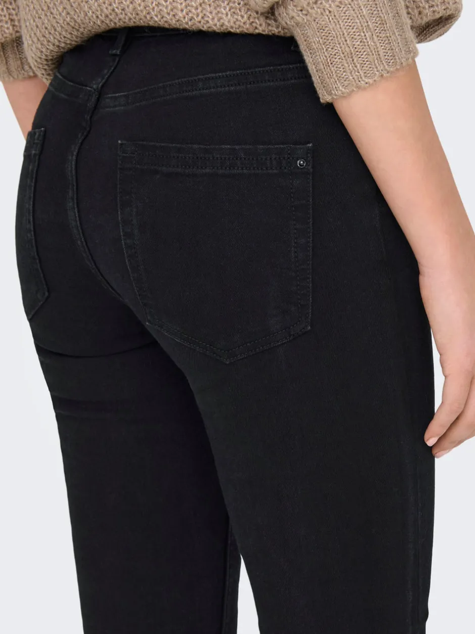 New ONLHUSH Mellemhøj talje Skinny fit Ankellængde Jeans Dame Jeans|Jeans